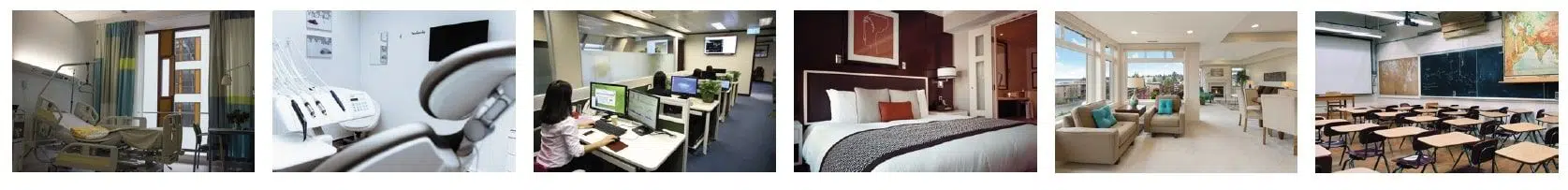 Purificador de aire aplicaciones