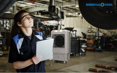 Enfriadores Evaporativos para Talleres Mecánicos